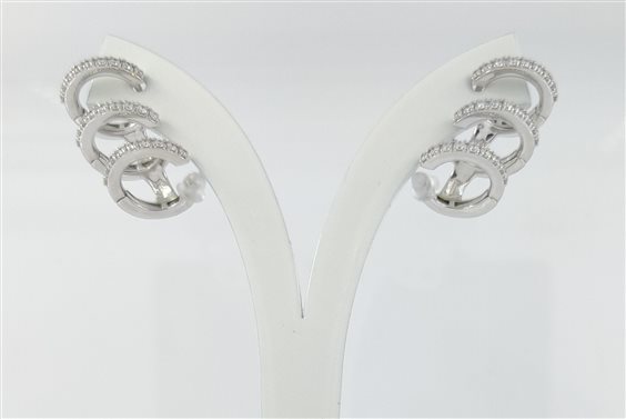 Earrings Crivelli Woman in White Gold Diamante 117-OR875 - 117-OR875